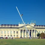 in Kassel man walking to the sky
